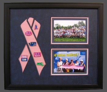 Commemorative Breast Cancer with 2 Pictures.